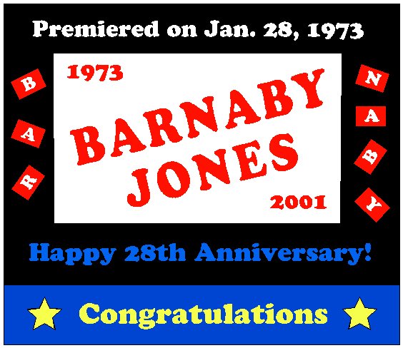 Congratulations to Barnaby Jones 28th Anniversary 