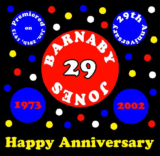 Congratulations to Barnaby Jones 29th Anniversary 